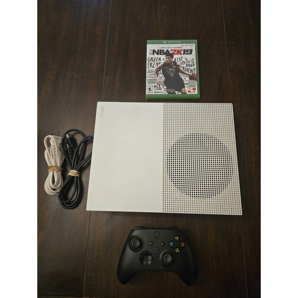 Microsoft Xbox One S 1TB Console Bundle  w/ Wireless Controller And 1 Game